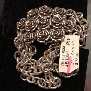 Brighton velvet rose bracelet NWT